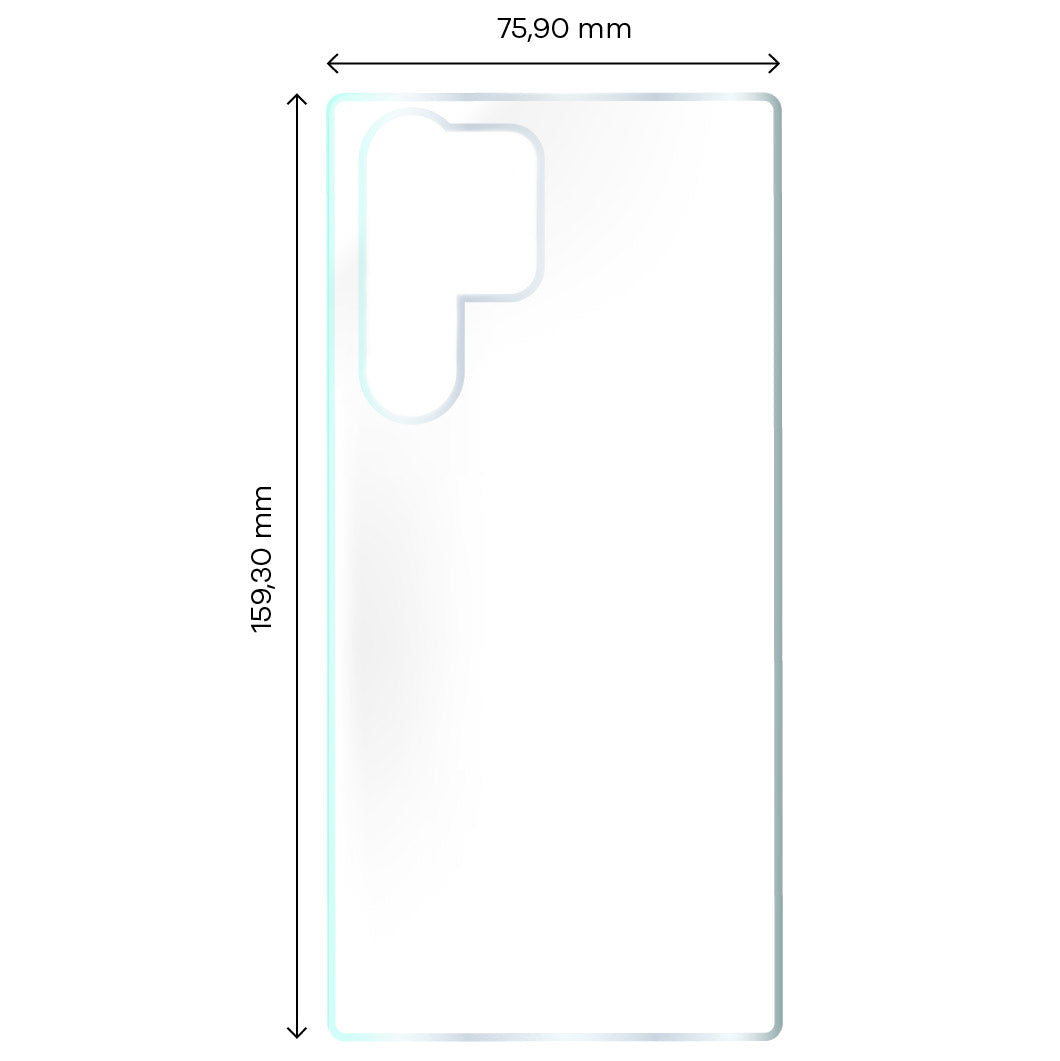 Hydrogel Folie für die Rückseite Bizon Glass, Galaxy S23 Ultra, 2 Stück