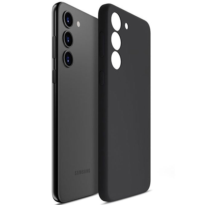 Schutzhülle 3mk Silicone Case für S23 5G, Schwarz