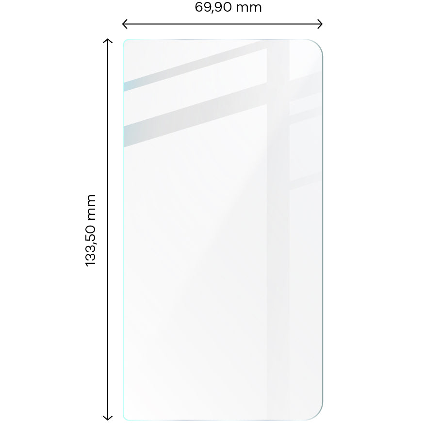 Gehärtetes Glas Bizon Glass Clear 2 für Pixel Fold