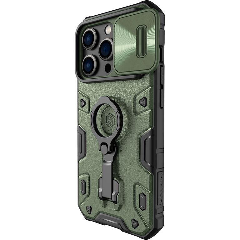Schutzhülle Nillkin CamShield Armor Case für iPhone 14 Pro, Grün