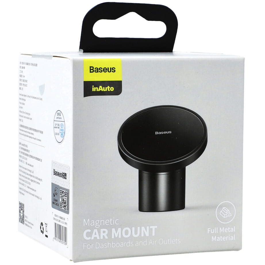 Handyhalterung für Auto Baseus Magnetic Dash/Vent Car Mount MagSafe Schwarz