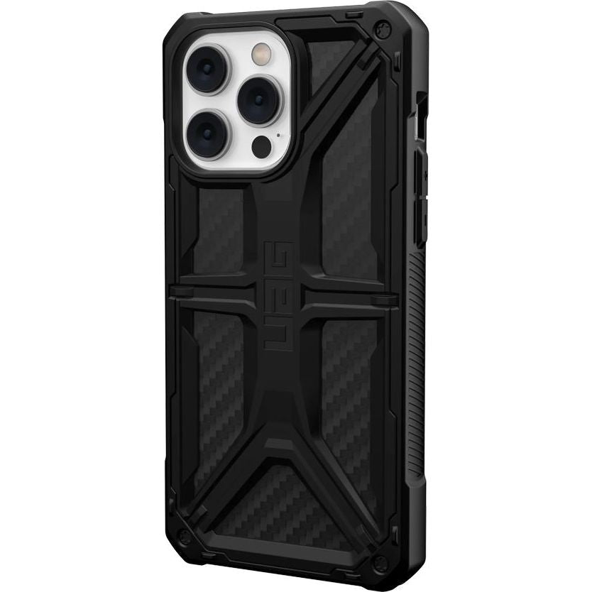 Schutzhülle Urban Armor Gear Monarch für iPhone 14 Pro Max, Schwarz + carbon