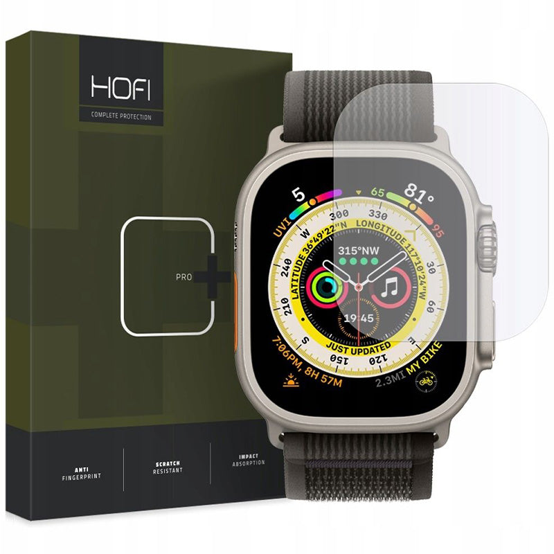 Gehärtetes Glas Hofi Pro+ für Apple Watch Ultra 2/1 49mm,