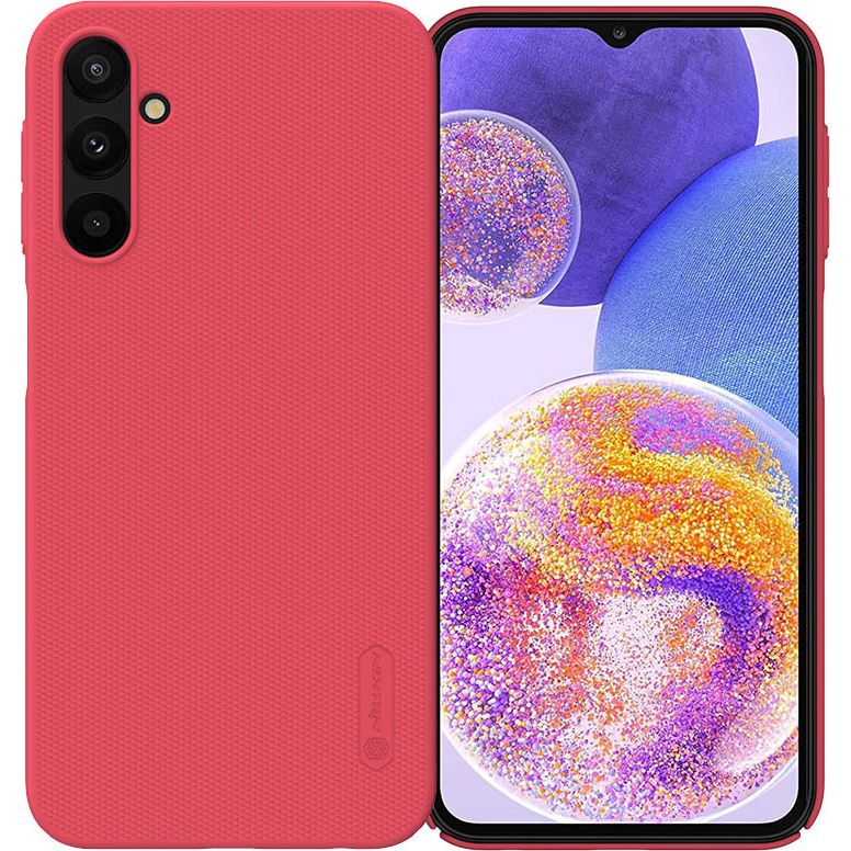 Schutzhülle Nillkin Super Frosted Shield für Galaxy A24 4G, Rot