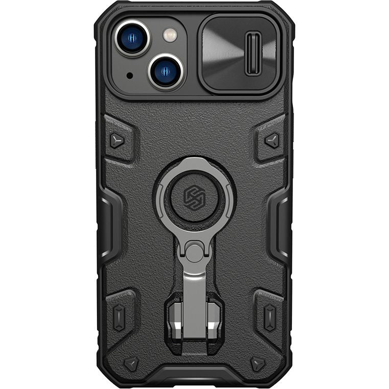 Schutzhülle Nillkin CamShield Armor Pro Magnetic für iPhone 14 Plus, Schwarz