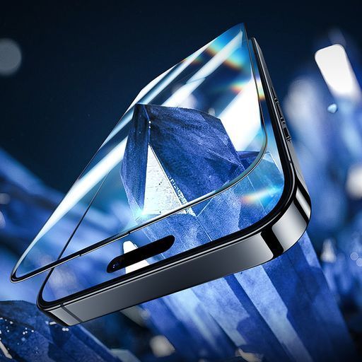 Gehärtetes Glas Benks Glass Warrior SC für iPhone 14 Pro Max, Schwarzer Rahmen