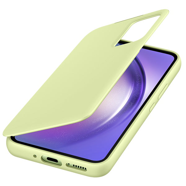 Schutzhülle Samsung Smart View Wallet Case für Galaxy A34 5G, Limette