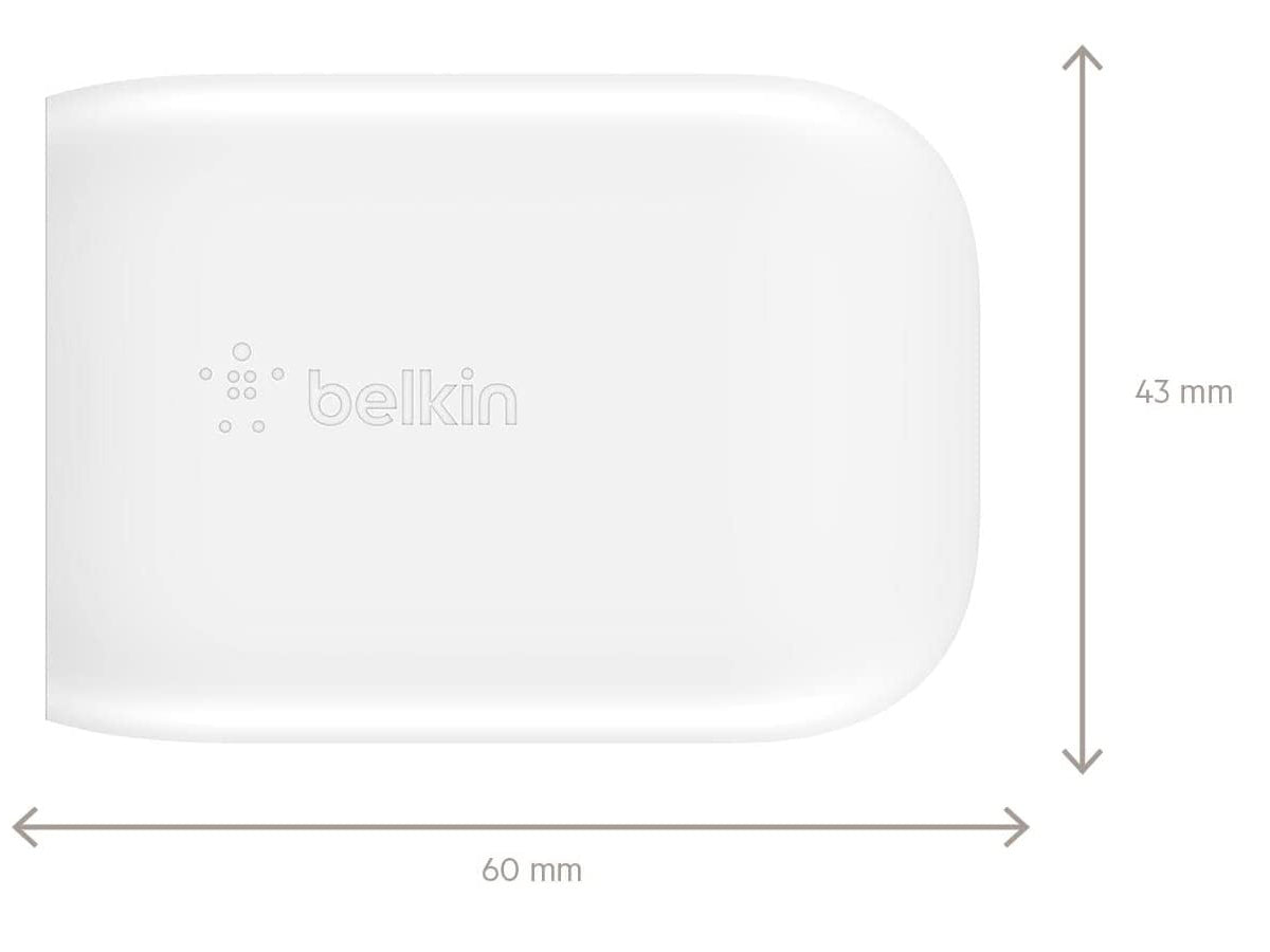 Wandladegerät Belkin Boost USB-C PD 3.0 PPS MFi 30W, Weiß