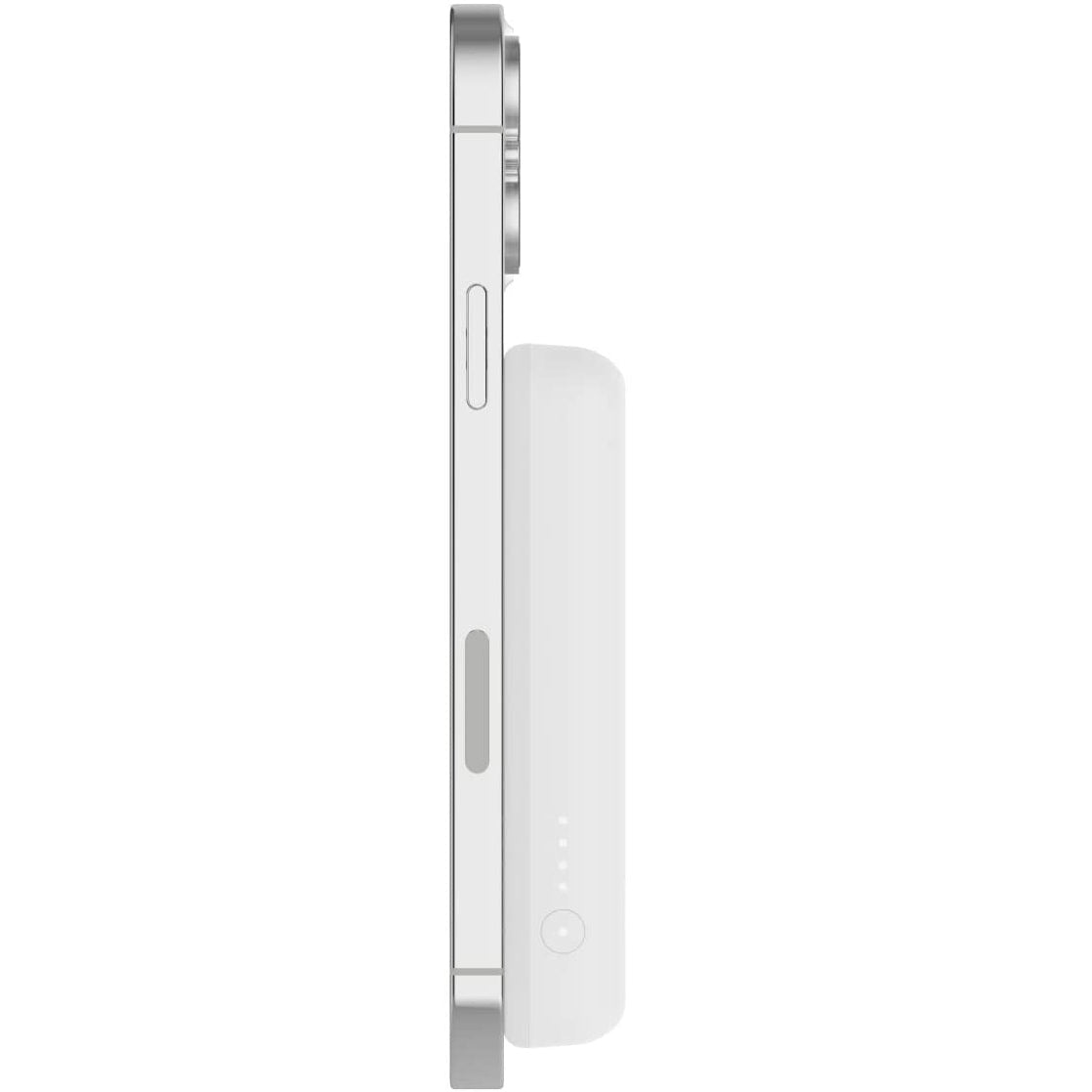 Akku Belkin Boost Power Bank mit MagSafe Qi 5K 7,5W 5000 mAh + Stand, Weiß