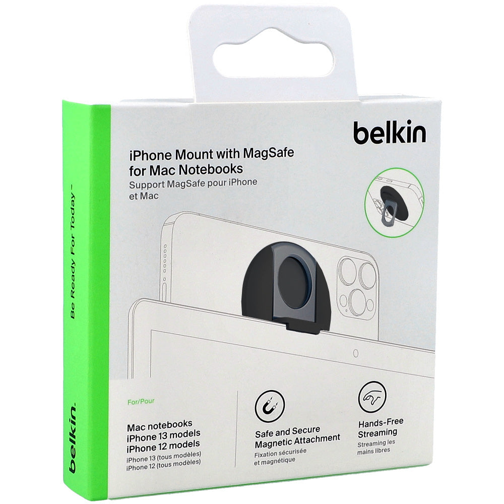 Handyhalterung Belkin iPhone MagSafe Mount für MacBook, Schwarz