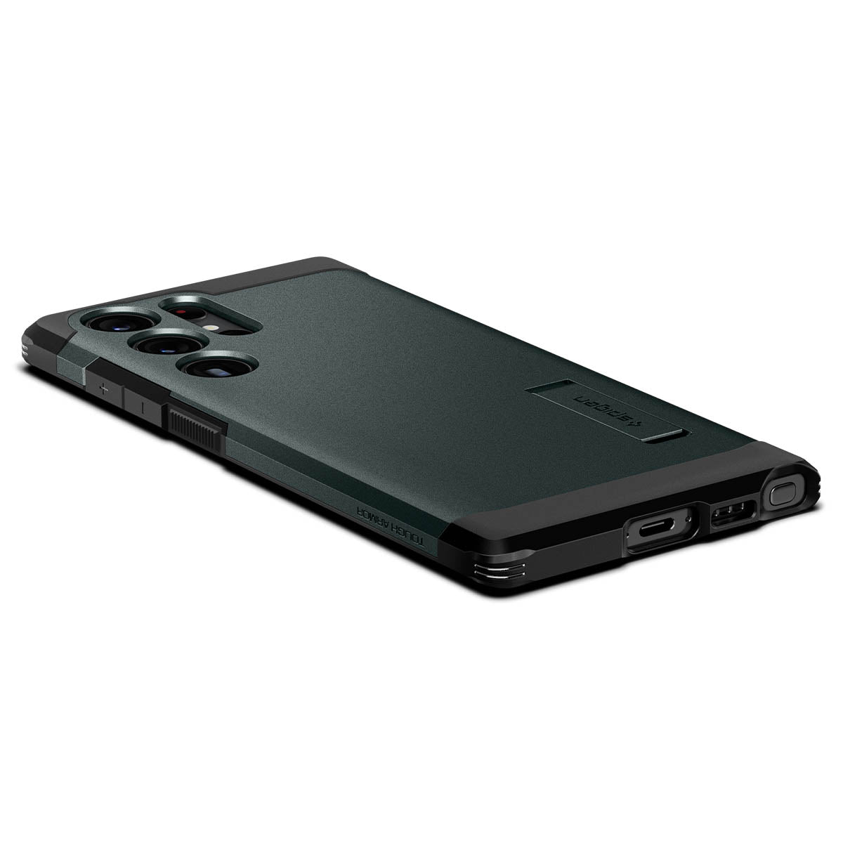 Schutzhülle Spigen Tough Armor für Galaxy S23 Ultra, Grün
