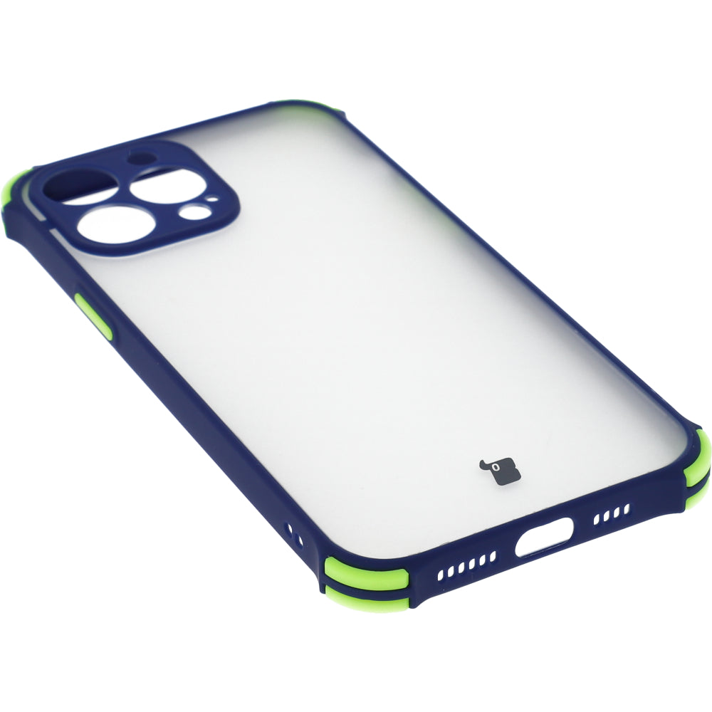 Schutzhülle Bizon Case AntiShock Hybrid für iPhone 13 Pro Max, Dunkelblau