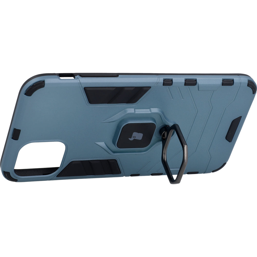 Schutzhülle Bizon Case Armor Ring für iPhone 11 Pro Max, Blau