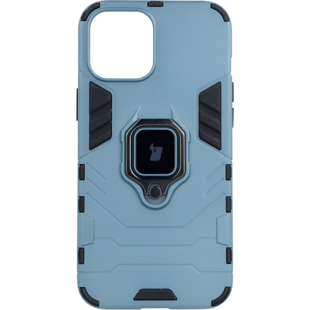 Schutzhülle Bizon Case Armor Ring für iPhone 12 Pro Max, Blau