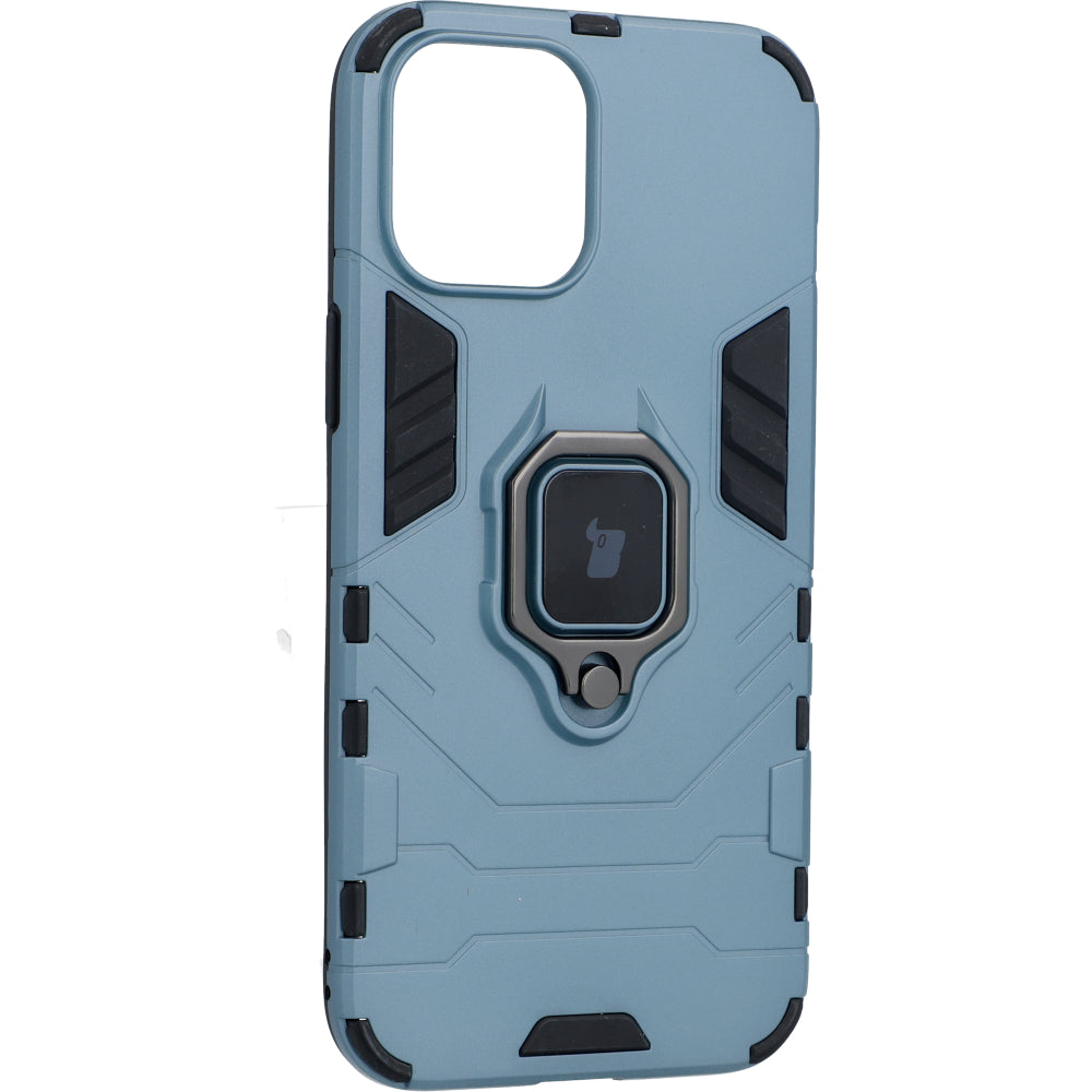 Schutzhülle Bizon Case Armor Ring für iPhone 12 Pro Max, Blau