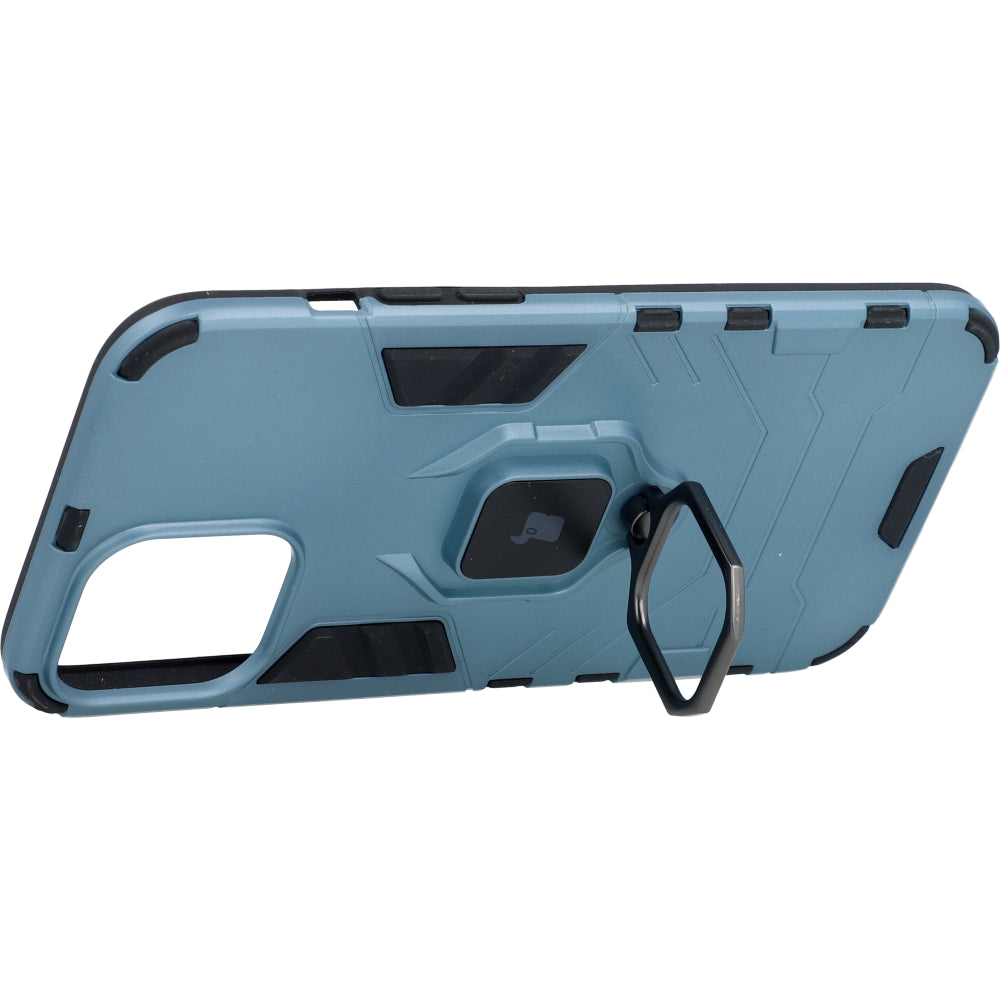 Schutzhülle Bizon Case Armor Ring für iPhone 12 Pro Max, Blau