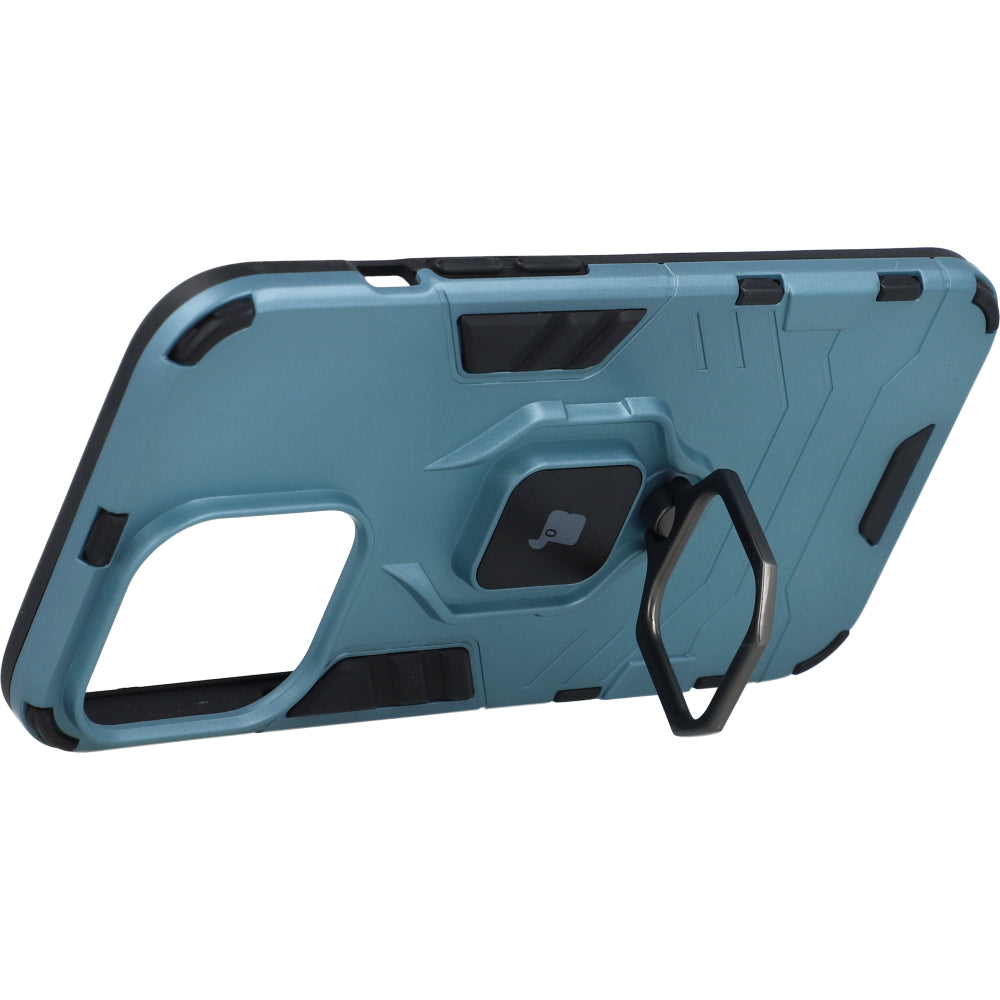 Schutzhülle Bizon Case Armor Ring für iPhone 13 Pro, Blau