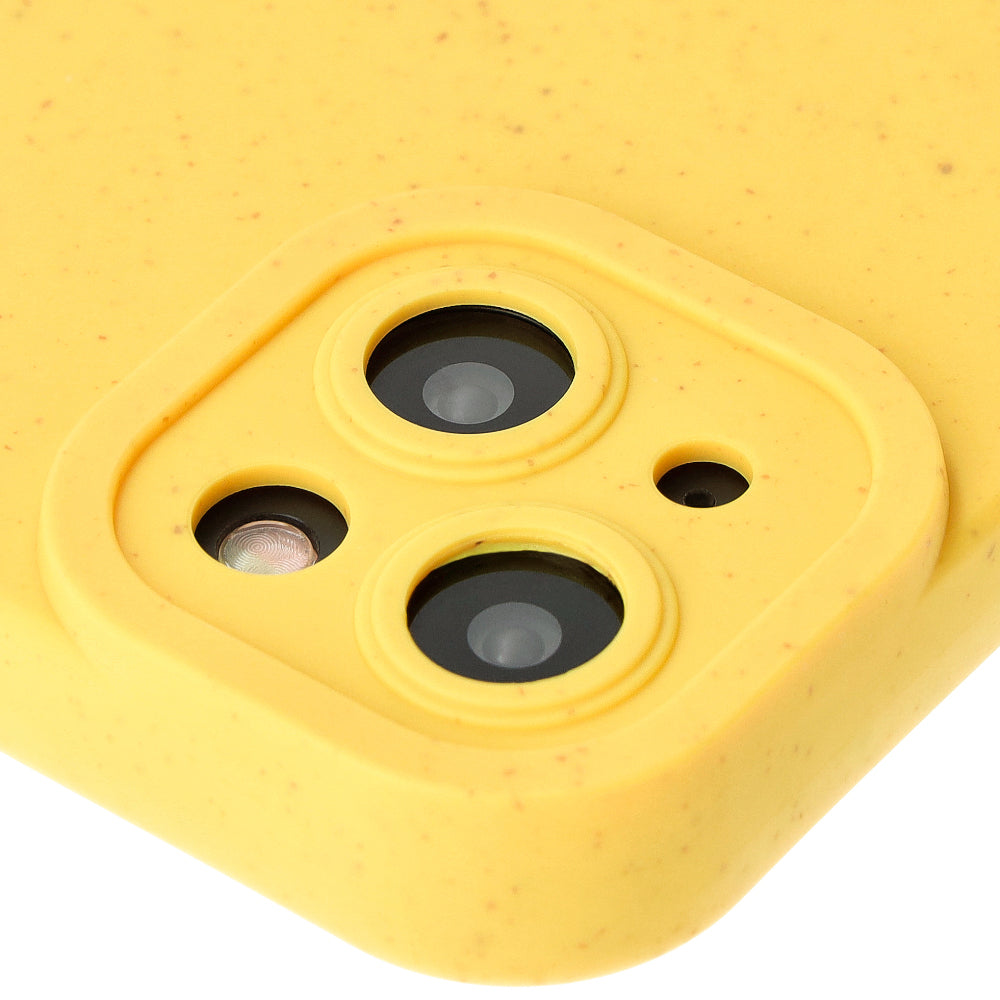Ökologische Schutzhülle für iPhone 14 Plus, Bizon Bio Case, Gelb