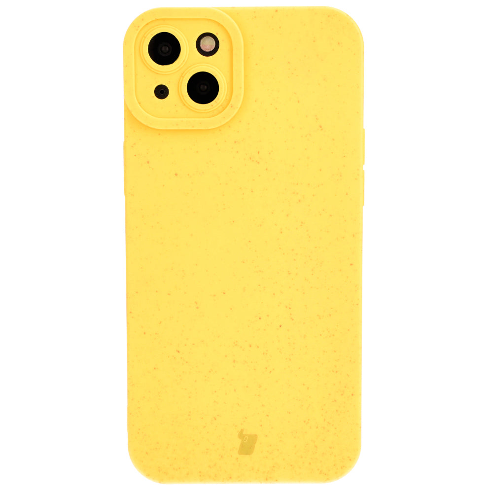 Ökologische Schutzhülle für iPhone 14 Plus, Bizon Bio Case, Gelb