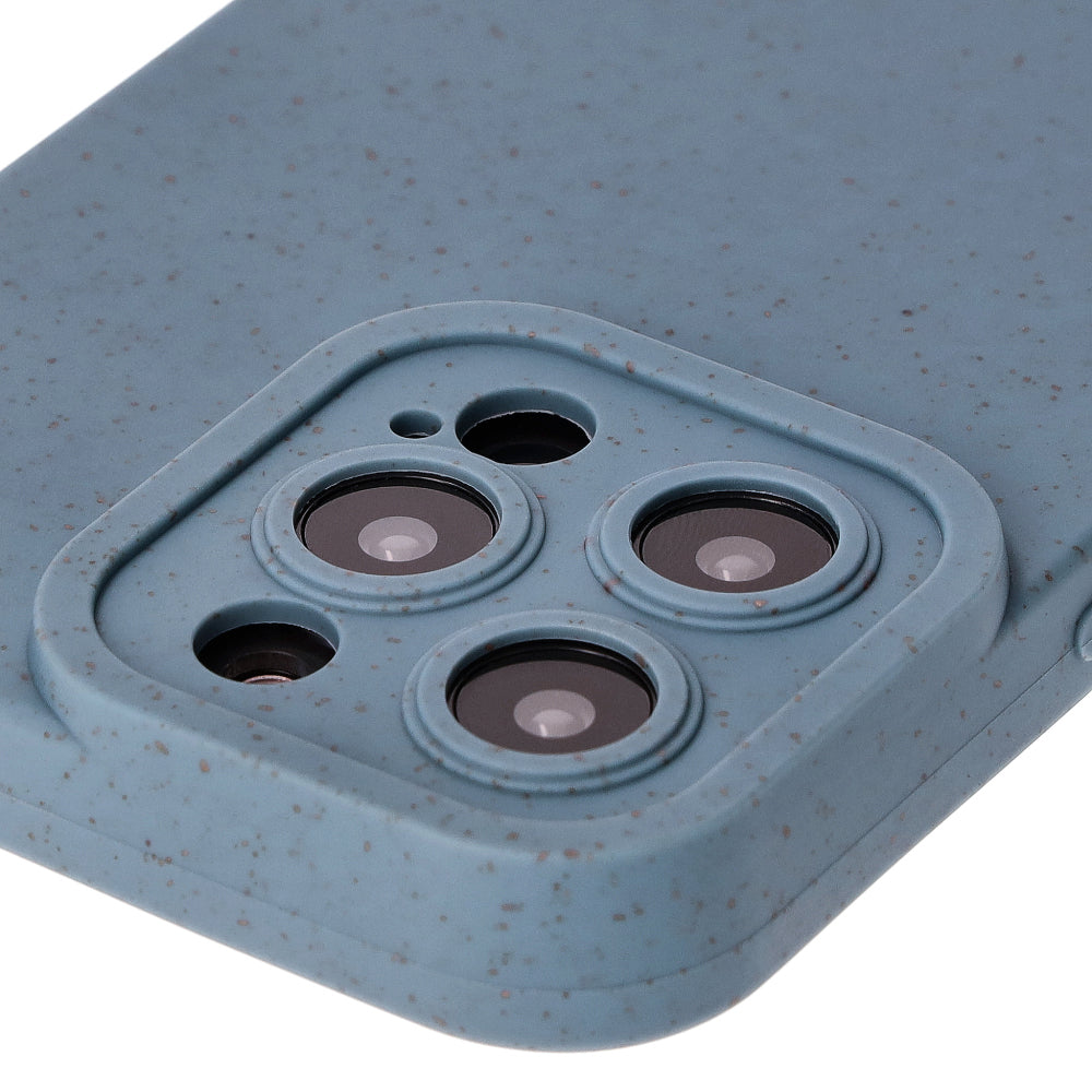 Ökologische Schutzhülle für iPhone 14 Pro Max, Bizon Bio Case, Blau