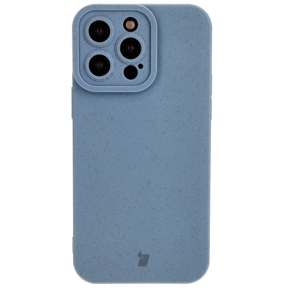 Ökologische Schutzhülle für iPhone 14 Pro Max, Bizon Bio Case, Blau