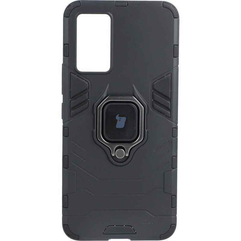 Schutzhülle Bizon Case Armor Ring für Vivo V21 / 5G, Schwarz