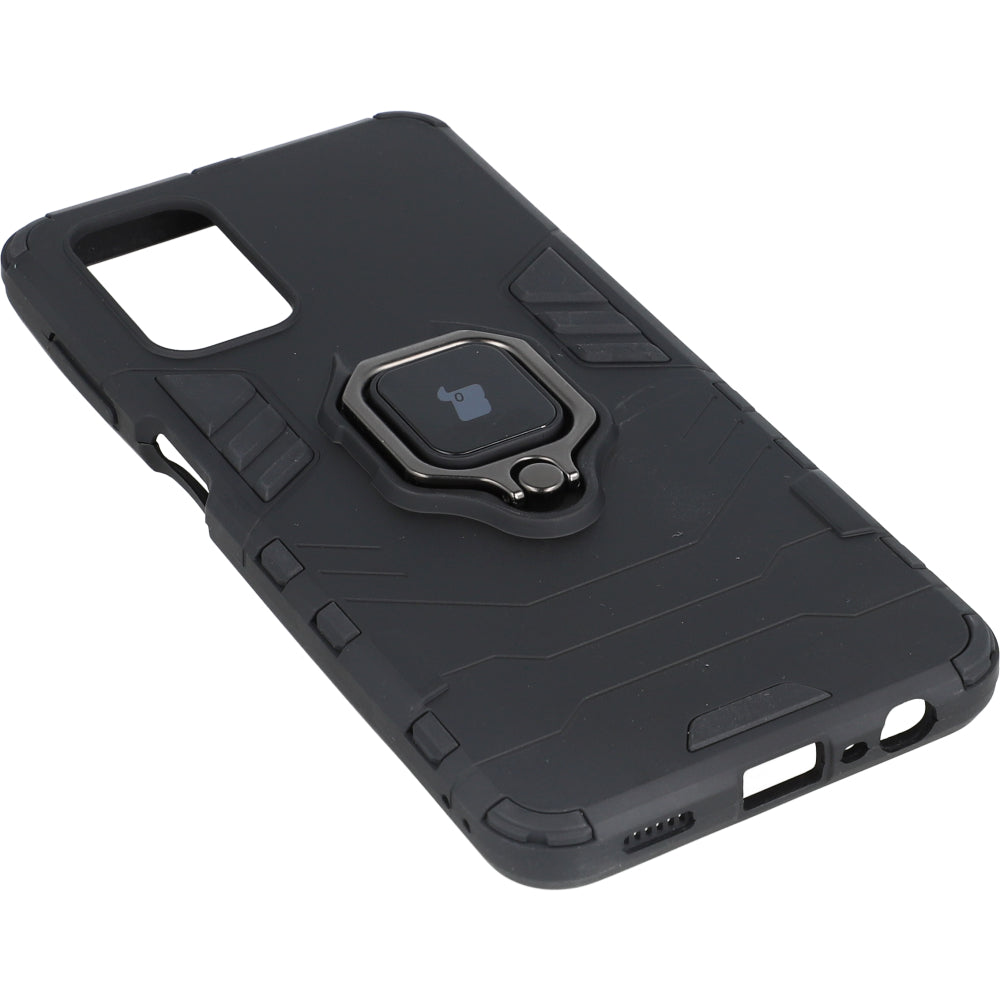 Schutzhülle Bizon Case Armor Ring für Galaxy A13 5G, Schwarz