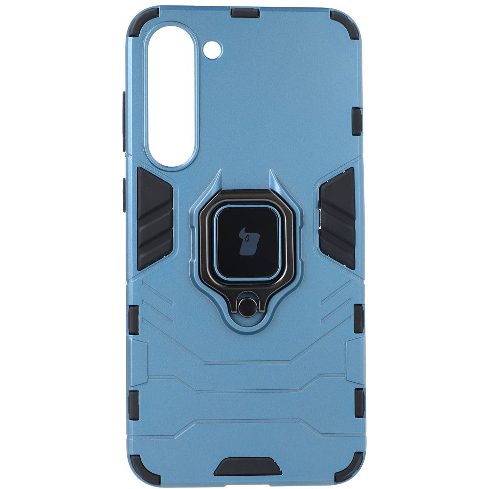 Schutzhülle Bizon Case Armor Ring für Galaxy S23 Plus, Blau