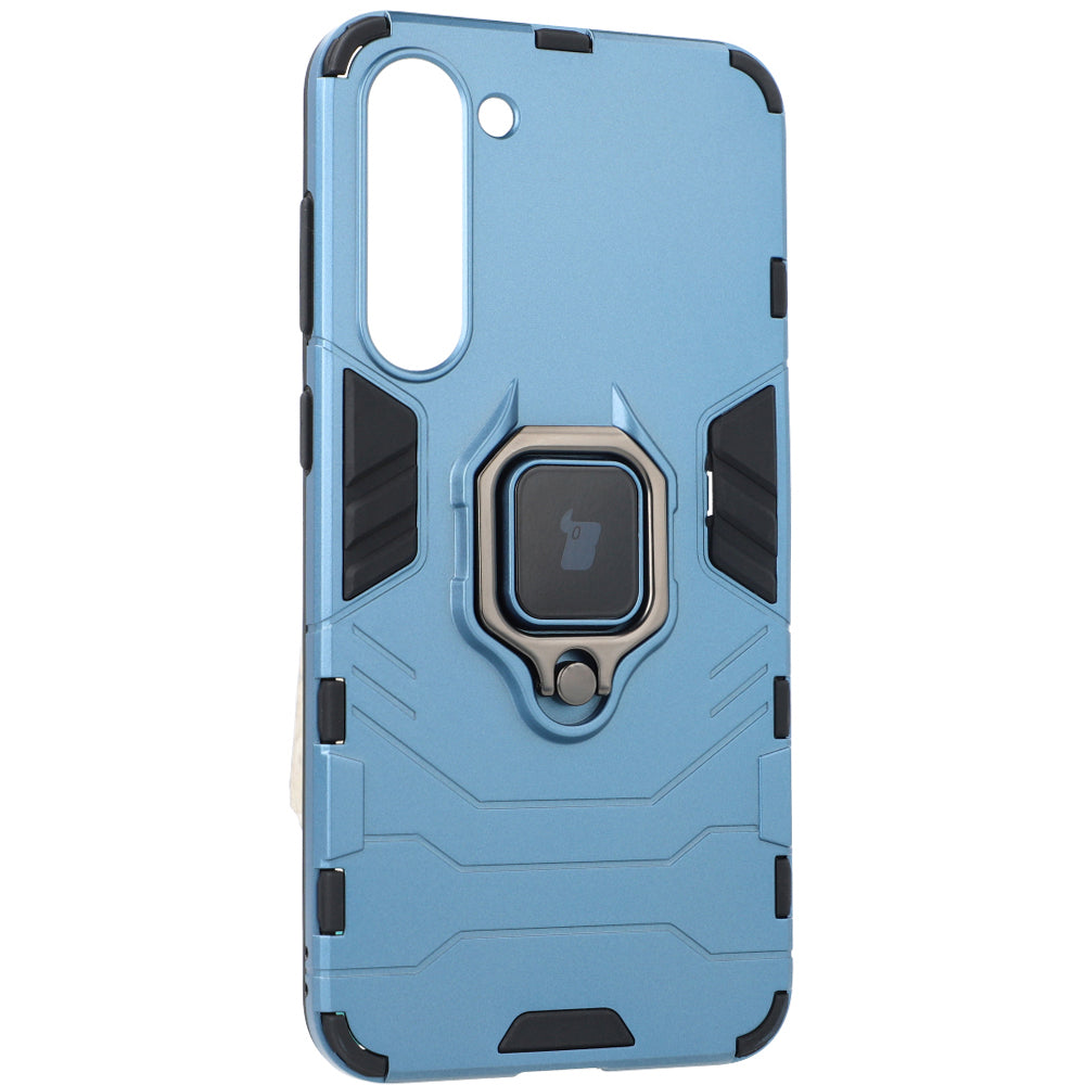 Schutzhülle Bizon Case Armor Ring für Galaxy S23 Plus, Blau