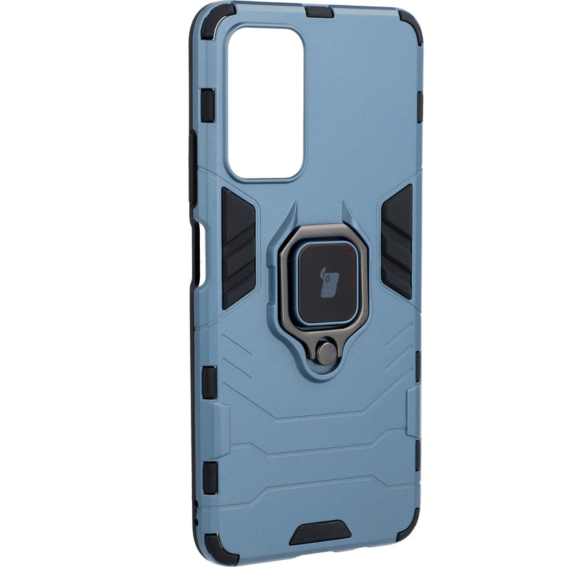 Schutzhülle Bizon Case Armor Ring für Poco M4 Pro 5G / Redmi Note 11S 5G, Dunkelblau
