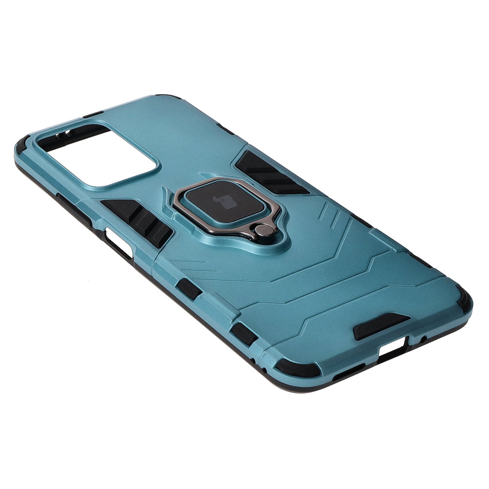 Schutzhülle Bizon Case Armor Ring für Xiaomi POCO X5 / Redmi Note 12 5G, Blau