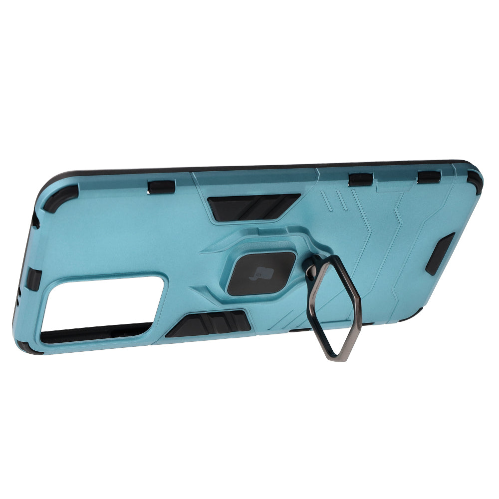 Schutzhülle Bizon Case Armor Ring für Xiaomi POCO X5 / Redmi Note 12 5G, Blau