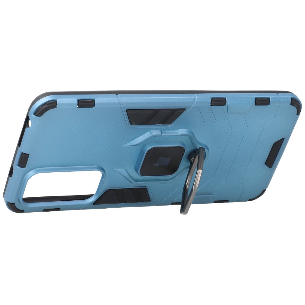 Schutzhülle Bizon Case Armor Ring für Xiaomi Redmi Note 11/11S, Blau