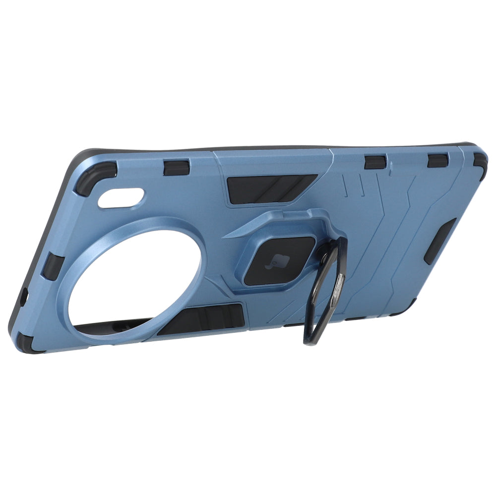 Schutzhülle Bizon Case Armor Ring für VIVO X90 Pro, Blau