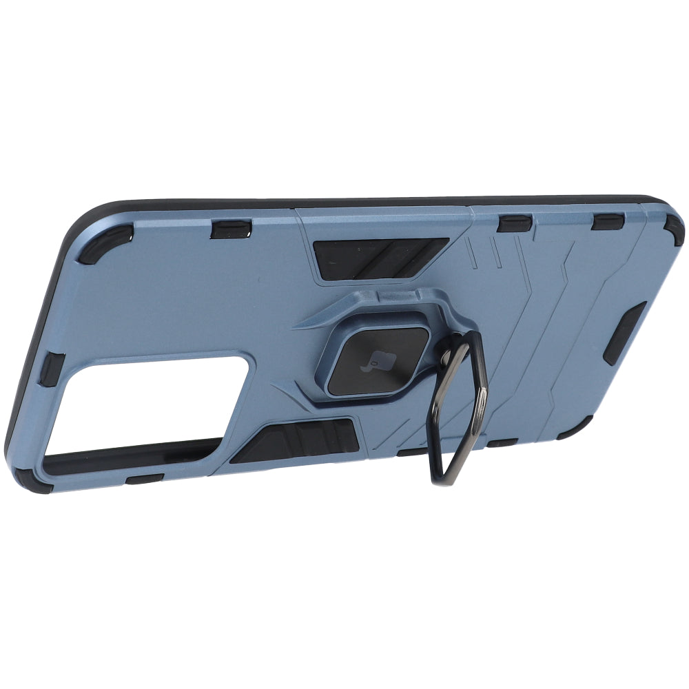 Schutzhülle Bizon Case Armor Ring für VIVO Y16, Blau