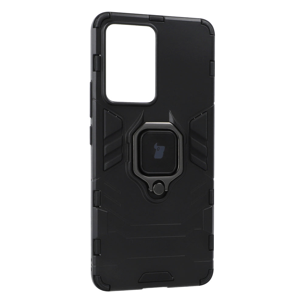 Schutzhülle Bizon Case Armor Ring für Xiaomi 13 Lite, Schwarz