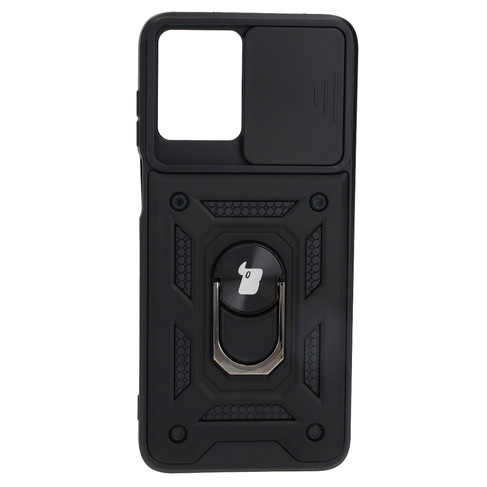 Schutzhülle Bizon Case CamShield Ring für Motorola Moto G13 / G23 / G53 5G, Schwarz