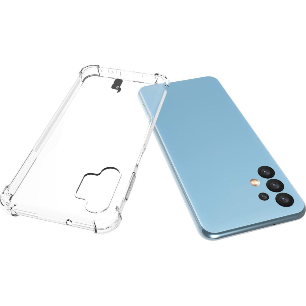 Schutzhülle + 2x Glas Bizon Case Clear Pack Galaxy A13 4G, Transparent