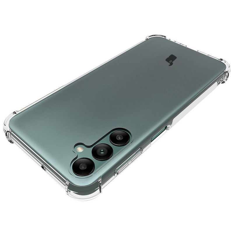 Schutzhülle + 2x Glas + Kameraschutz Bizon Case Clear Pack für Galaxy A24, Transparent