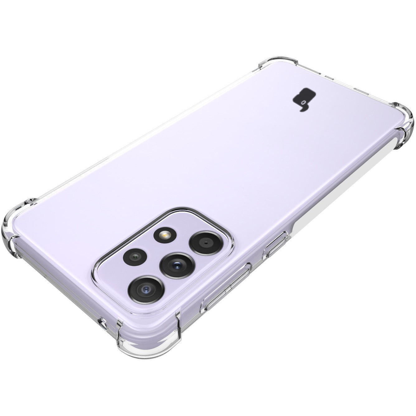 Schutzhülle + 2x Glas + Kameraschutz Bizon Case Clear Pack für Galaxy A33 5G, Transparent