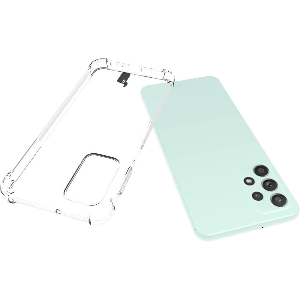Schutzhülle + 2x Glas + Kameraschutz Bizon Case Clear Pack für Galaxy A23 5G/4G, Transparent