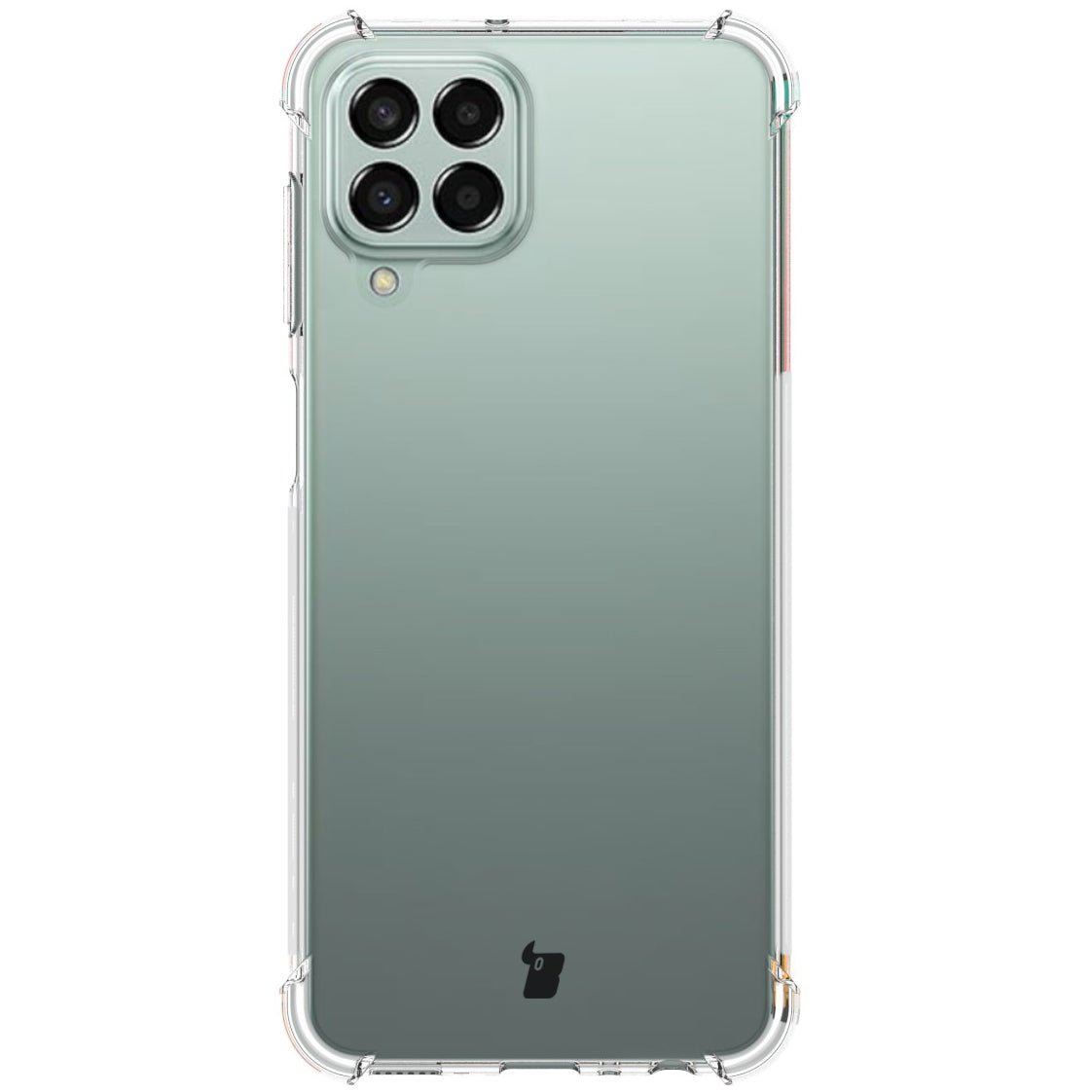 Schutzhülle + 2x Glas + Kameraschutz Bizon Case Clear Pack für Galaxy M33 5G, Transparent