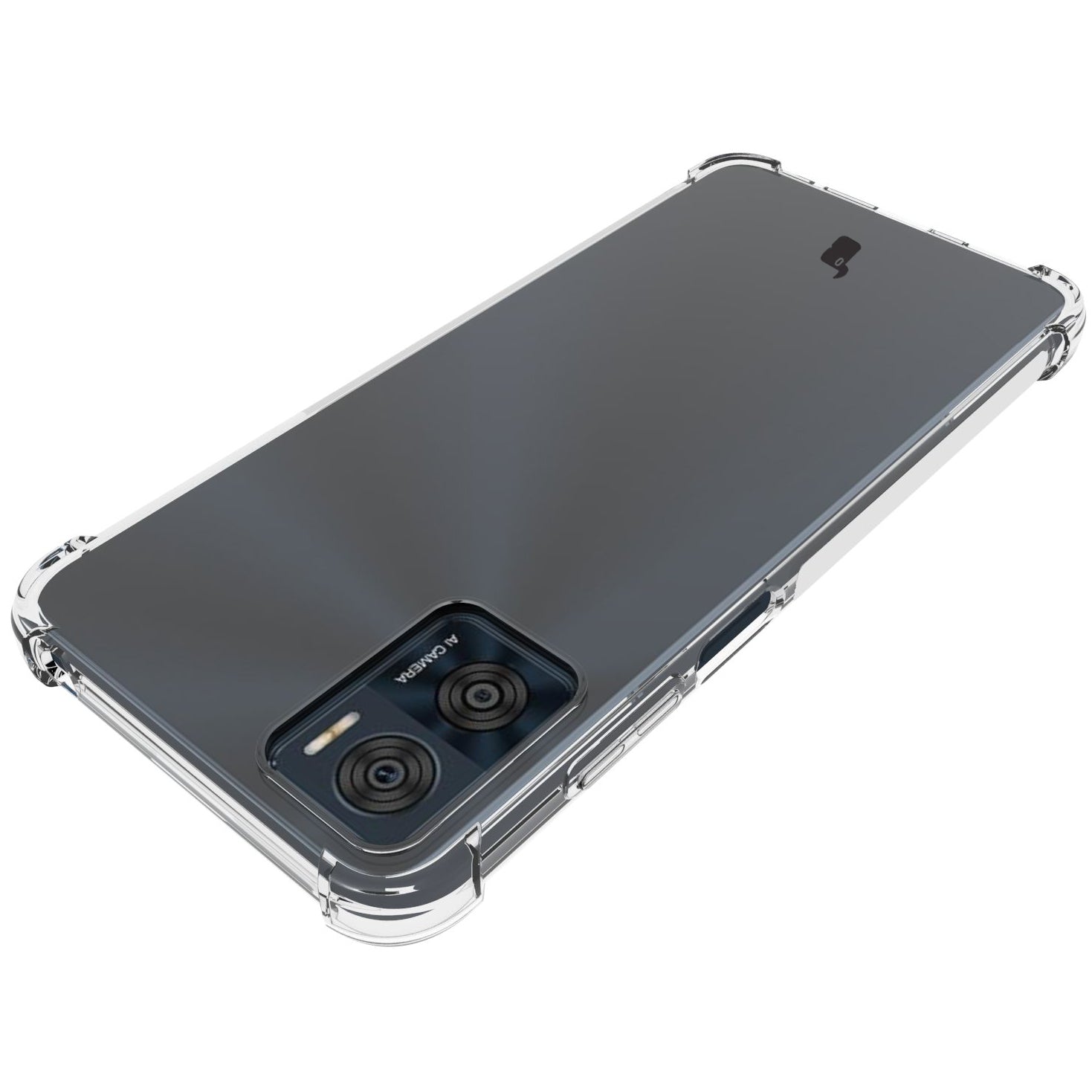 Schutzhülle + 2x Folie Bizon Case Clear Pack für Motorola Moto E22 / E22i, Transparent