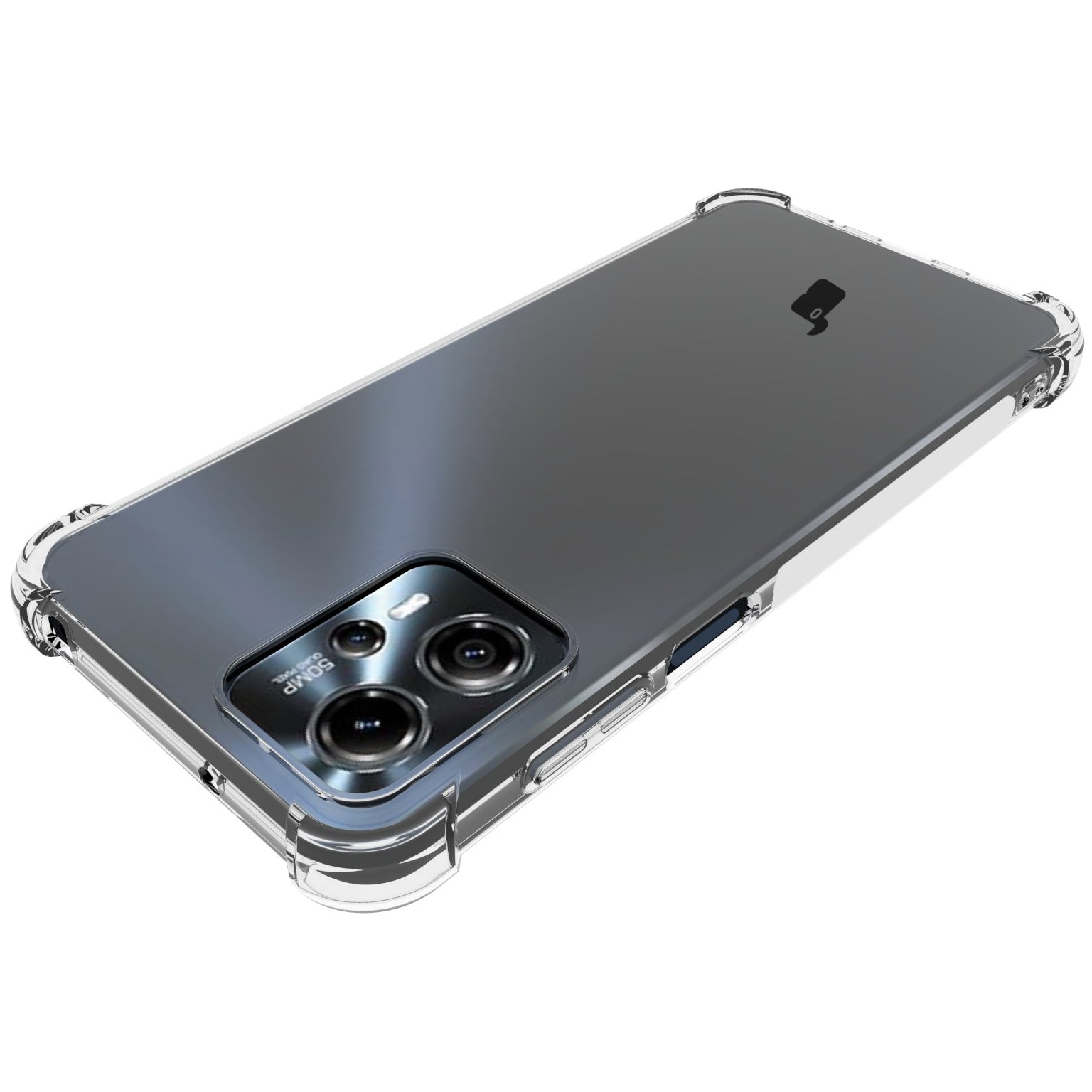Schutzhülle + 2x Glas + Kameraschutz Bizon Case Clear Pack für Motorola Moto G13 / G23, Transparent