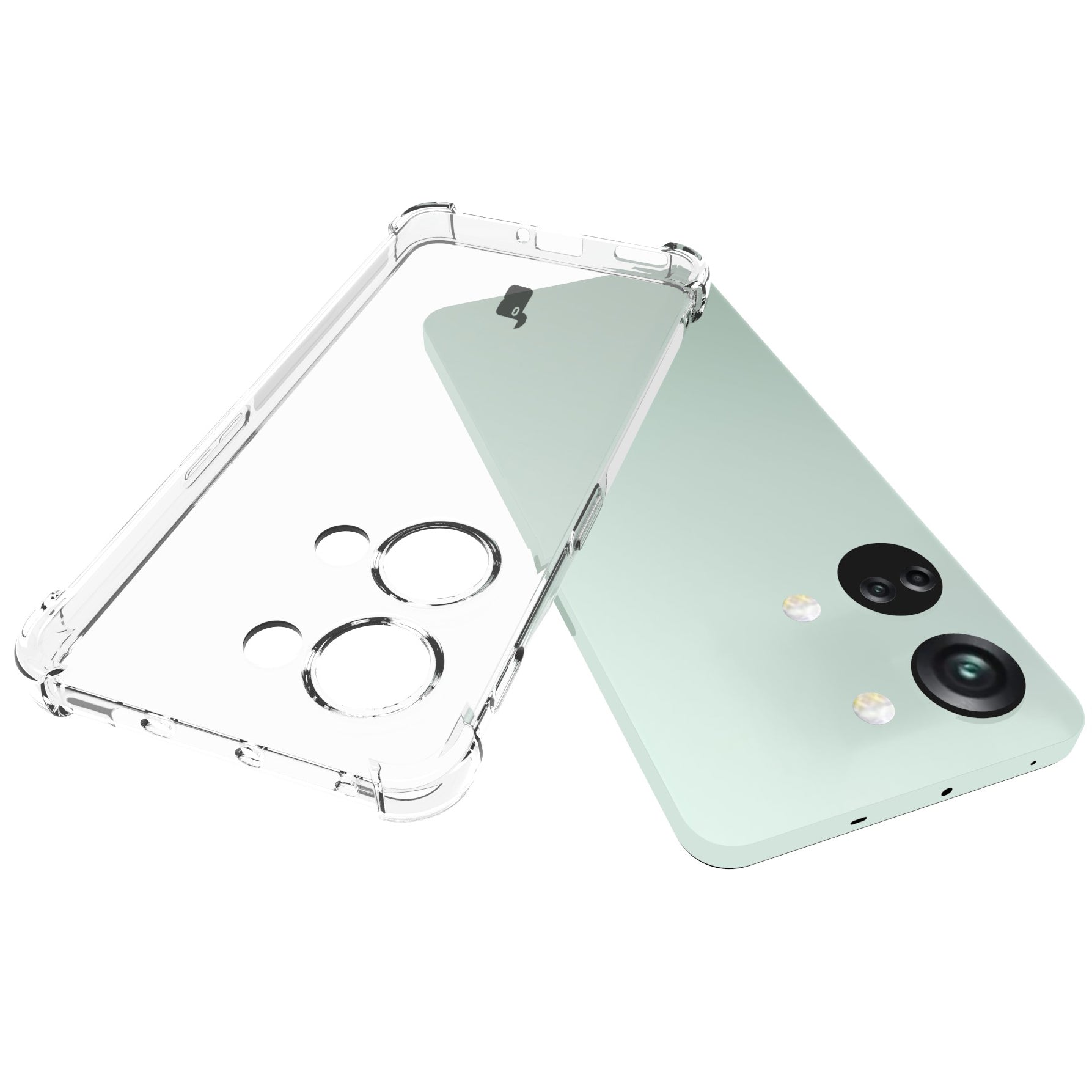 Schutzhülle Bizon Case Clear Pack für OnePlus Nord 3, Transparent