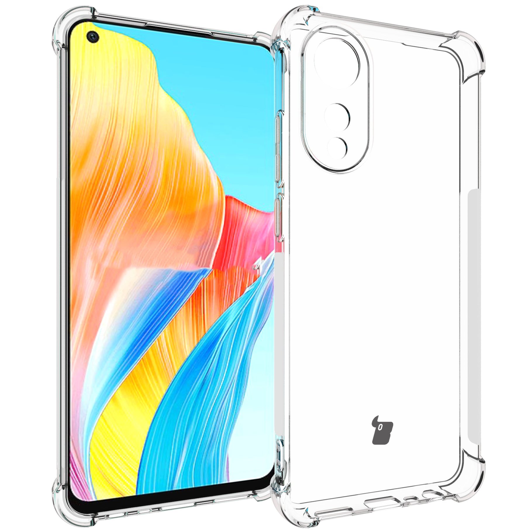 Schutzhülle Bizon Case Clear Pack für Oppo A78 4G, Transparent