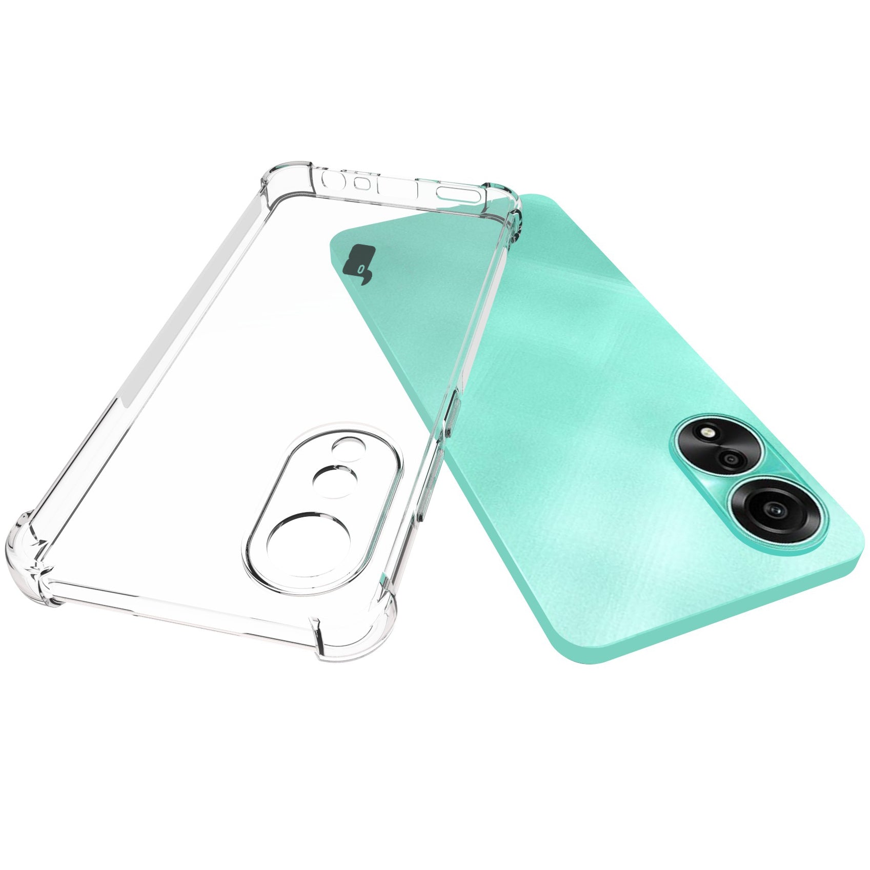 Schutzhülle Bizon Case Clear Pack für Oppo A78 4G, Transparent
