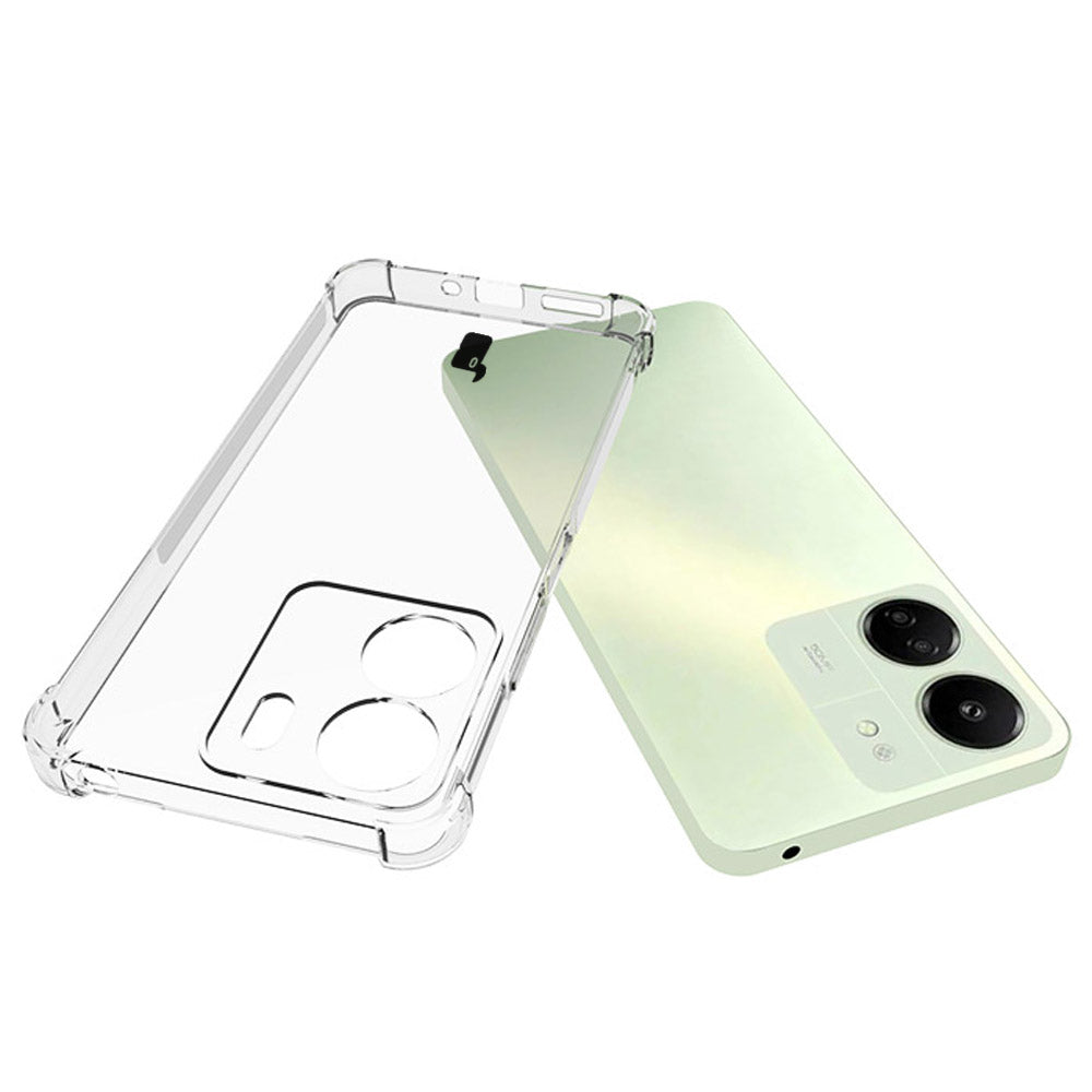 Schutzhülle für Redmi 13C / Poco C65, Bizon Case Clear Pack, Transparent