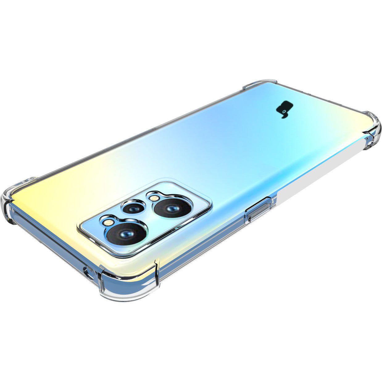 Schutzhülle + 2x Glas Bizon Case Clear Pack für Realme GT2 / GT Neo 2 / Realme GT Neo 3T, Transparent