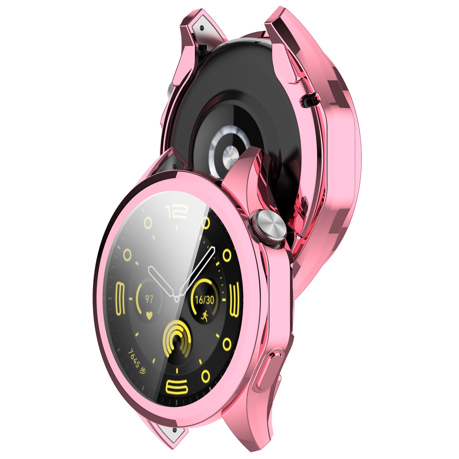 Schutzhülle Bizon Case Watch Felipe für Huawei Watch GT 4 46 mm, Rosa